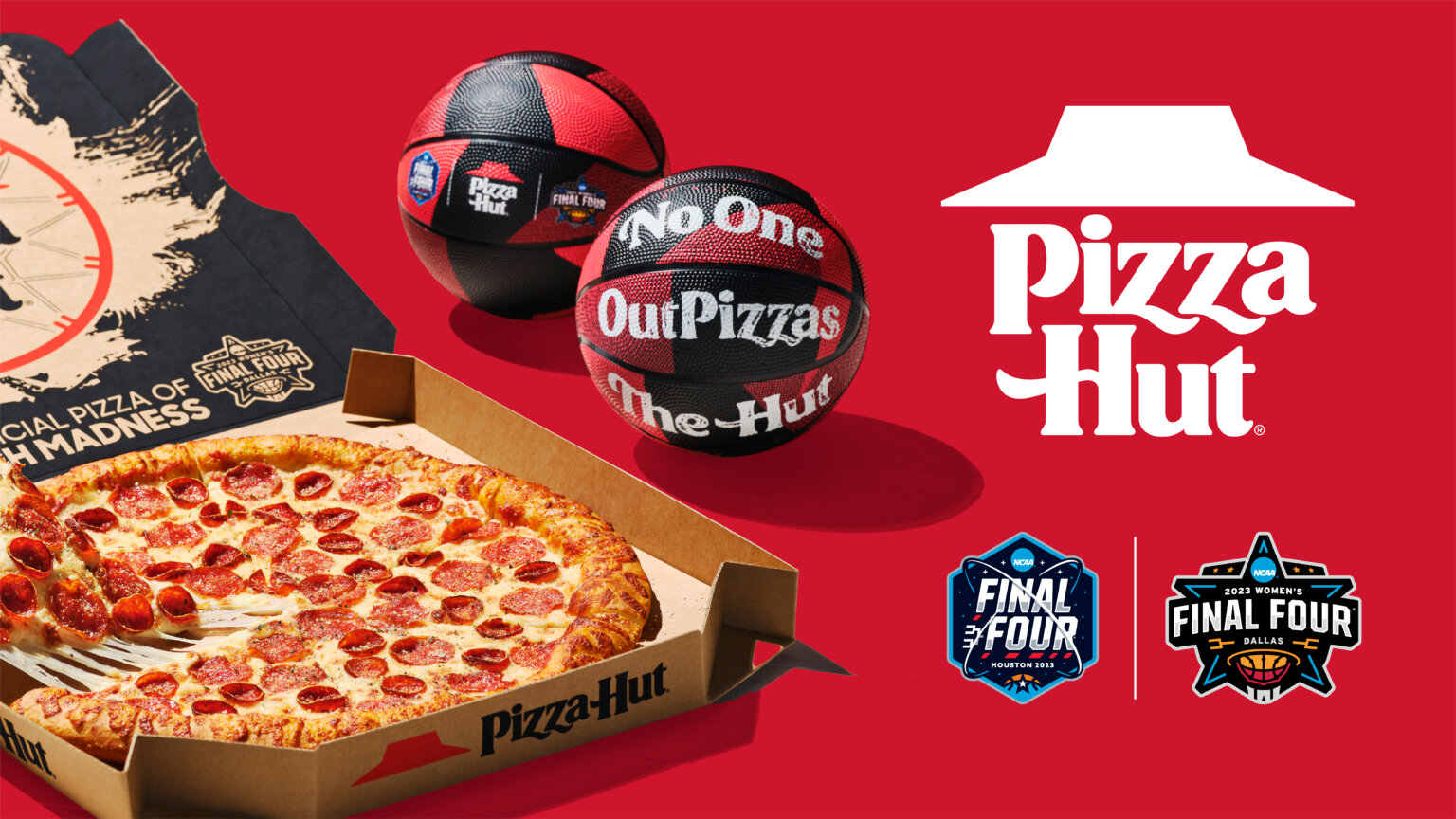 Pizza Hut March Madness mini basketball promotion campaign by Select Design